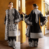 HUSSAIN REHAR Luxury LAWN Heavy Embroidered 3 PIECE 1001